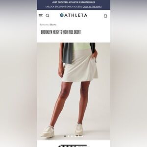 Athleta Brooklyn Heights High Rise Skort